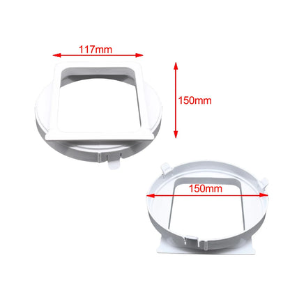 For Comfee Portable Air Conditioner Hose Adapter with Square to Round Interface 5 9 Inch Diameter Exhaust Pipe Body Connector
