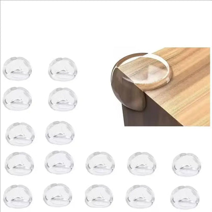 Baby Safety Silicone Table Corner Protector Furniture Edge Protection Cover Transparent Children Anti Collision Edge Gua