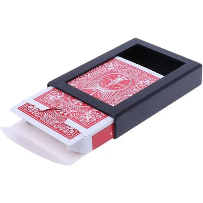 Poker Card Magic Disappearing Vanishing Deck Cards Magic Toy Vanishing Card Case Close Up Magic Trick Box Gift For Kids Adult