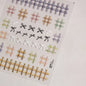 Shell Light Nail Stickers Small Fresh White Bow Ribbon Nail Charms Stickers Self Adhesive Nails 3D Decorations Parts DIY Decals