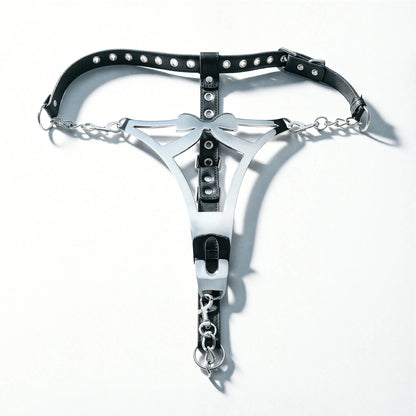 SHAZ Sexy Thong Women Panties Stainless Steel G strings Adjustable Waist Pant Heavy Bdsm Briefs Chastity Belt Sex Toys for Women