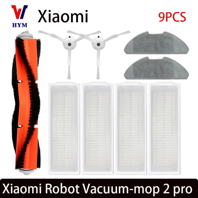 For Xiaomi Mi Robot Vacuum-Mop 2 Pro/Lite MJST1SHW MJSTL Hepa Filter Mop Cloth Main Side Brush Mijia Vacuum Cleaner Accessories