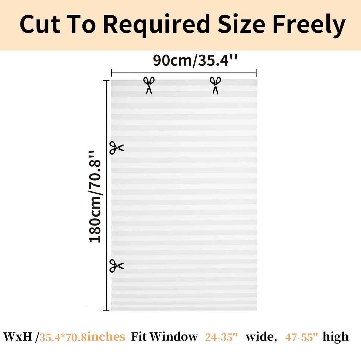 No Drill Blinds Stick on Curtains Blinds for Bedroom Kitchen Bathroom Windows Light Filtering Privacy Protection with Clips