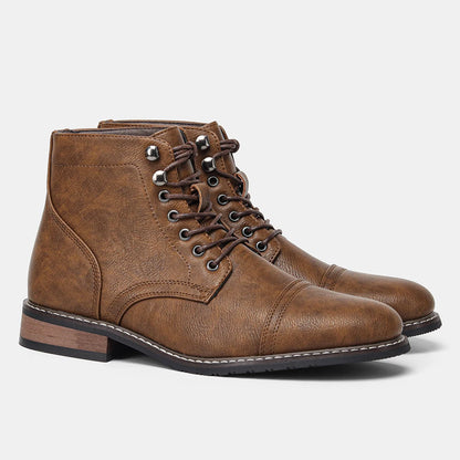 Men's Classical Leather Ankle Boots Comfortable Spring Fashion Men boots