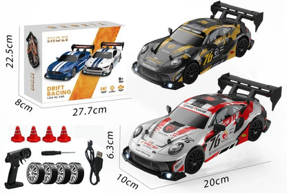 4WD RC Drift Car Remote Control GTRPRO AE86PRO Model 4x4 Racing RTR Radio Truck Vehicle Toy Gift for Boy Girl Children Kid Adult