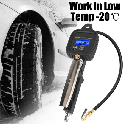 Digital Display Tire Pressure Gauge Auto Accessories High-precision Monitoring Inflation Gun Universal Car Tire Manometro