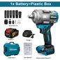 Gisam 2000N.M Torque Brushless Electric Impact Wrench 1/2 inch Screwdriver Cordless Wrench Power Tool For Makita 18V Battery Pin