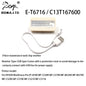 New T6716 Maintenance Tank Chip Resetter For EPSON WF-C5210 WF-C5790 WF-C5710 WF-M5299 WF-M5799 WF-5298 ET-8700 Waste Ink Tank