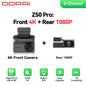 DDPAI Dash Cam Z50 Pro 4K HDR + 1080P Car DVR Night Vision Wi-Fi 6 GPS ADAS 24h Parking Monitor Front and Rear Camera Dashcam
