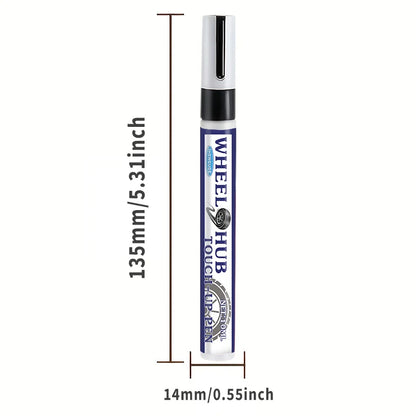 Multi-Functional Silver Repair Pen - Suitable for Chrome-Plated Wheels, Car Paint and Other Silver Areas. Simple Repair of Scratches, Dents, and Peeling Paint. Long-Lasting and Effective. a Must-Have Paint Repair Tool for Car