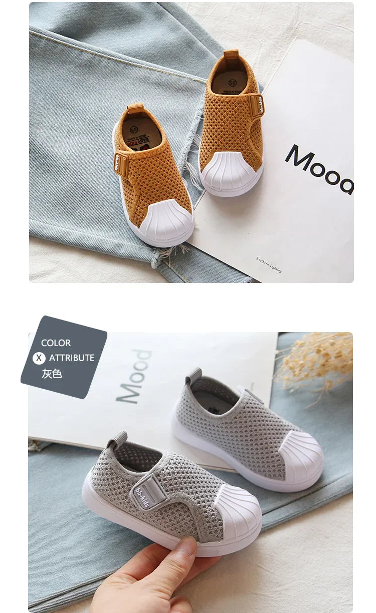 Children Casual Shoes Kids Sneakers for Toddlers Boys Girls Air Mesh Breathable Classic 2025 Spring Autumn Skate Shoes Anti-kick