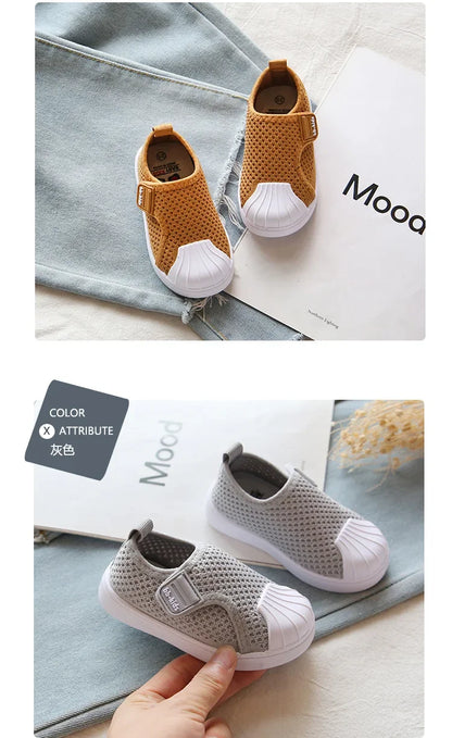 Children Casual Shoes Kids Sneakers for Toddlers Boys Girls Air Mesh Breathable Classic 2025 Spring Autumn Skate Shoes Anti-kick