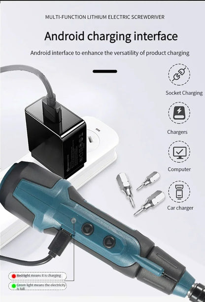 2Nm 3.6V 200r/min Electric Screwdriver Small Wireless Screwdriver Drill Screw Driver Set Rechargeable Electrician Screwdrivers
