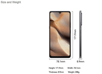Smartphone 5G Cubot X100, Android 15, Dimensity 7025, 6nm, 2.5GHz,6.88-inch Screen,16GB(8+8),256GB, 64MP Camera, 5100mAh Battery