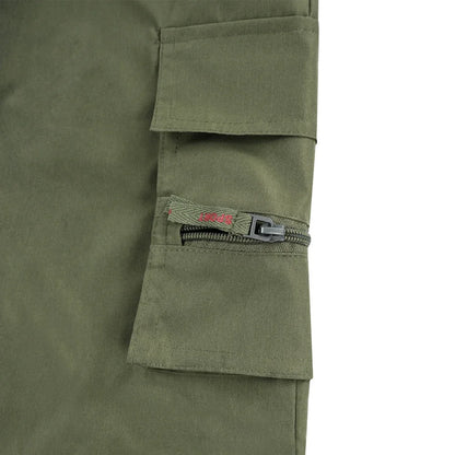 Men's Spider Print Cargo Shorts Male Outdoor Overalls Elastic Waist Cycling Shorts Multi-pockets Loose Work Beach Sports Shorts