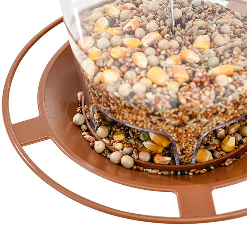 Waterproof Hanging Wild Bird Seed Feeder Bird Feeding Tool Garden Paddock Outdoor Decoration Pet Supplies Tableware Bird Feeder