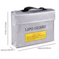 Lipo Guard Safety Bag Fireproof Explosion-Proof Portable Lipo Safety Bag 215*115*155mm for RC FPV Racing Drone Car Battery Safe