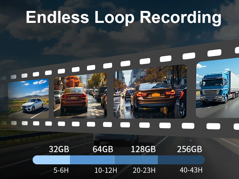 2K Dash Camera For Car DVR Dash Cam In The Car KAWA D5 Video Recorder Emergency Voice Control WiFi APP Monitor WDR Dashcam