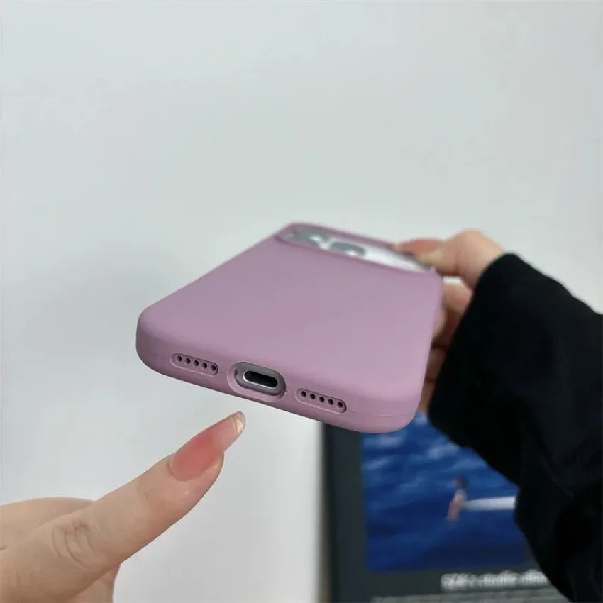Liquid Silicone Magnetic Phone Case For iPhone 17 Air 16 13 15 14  Pro Max Plus for Magsafe Shockproof Protective Cover Funda