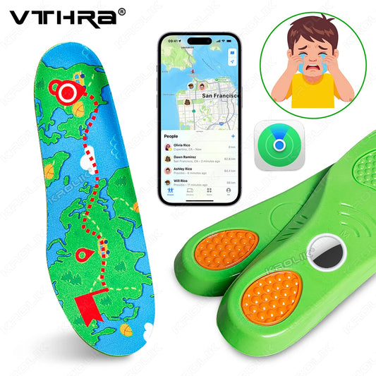 Airtag Protective Cover Insoles for Kids and Seniors Airtag Comfortable Securely Mounted Shoe Inserts for Footwear