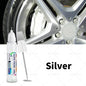 Gloss Black Rim Touch Up Paint Wheel Repair Kit, Quick And Easy Wheel Scratch Repair, Rim Paint For Car Wheel Repair grey Silver