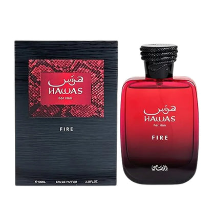 100ML Hawas Ice for Men Eau De Parfum Spray Original Arabian Perfume Men's Premium Arabian Long Lasting Fragrance