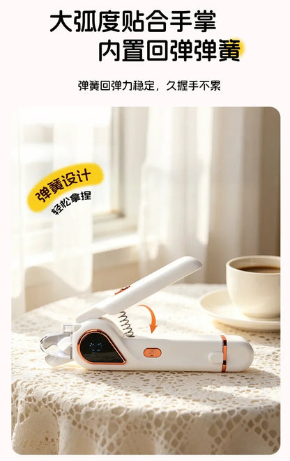Electric Pet Nail Grinder Low Noise Rechargeable Pet Nail Trimmer Painless Paws Grooming Smoother Nail File Clipper