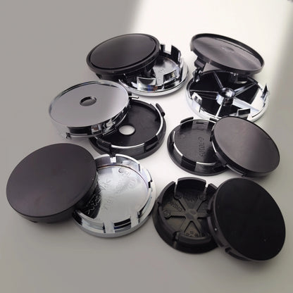 4Pcs 48.5mm 49mm 50mm 56mm 60mm 65mm 68mm Universal ABS Wheel Center Cap Wheels Tyre Car Wheel Center Cap Set Vehicles Cover