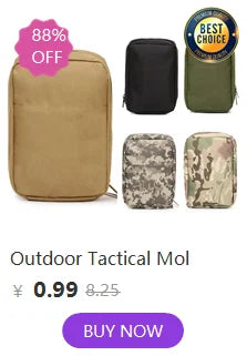 New Tactical Adjustable Walkie Talkie Holder Radio Pouch Hunting Interphone Hanging Bag Outdoor Nylon Molle Radio Pouch
