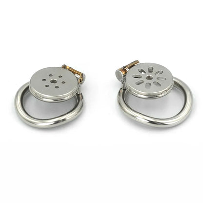 Stainless Steel Male Chastity Device Flat Plate Metal Chastity Lock for Adult Men SM Products Erotic Urethral Lock Sex