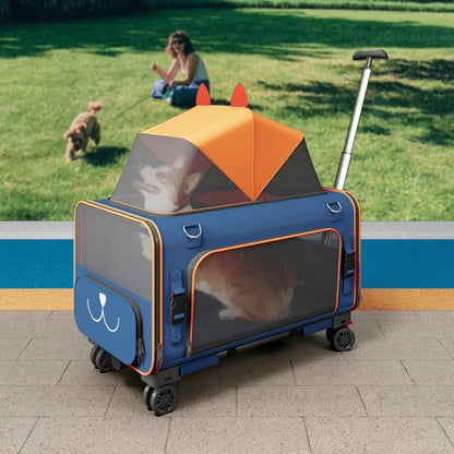 Pet Go out Trolley Portable Shoulder Bag Small Dog Cat Carrier Travel-friendly Pet Transport