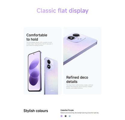 Redmi Note 17 4g 6Gb+256Gb Smartphone 7.0" Amoled Displays 50Mp Wide-Angle Rear Camera Battery 7700Mah Mobile Phone