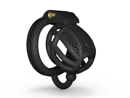 BDSM Chastity Cage 4 Size Ring Penis Cage Device Femdom Restraint Penis Lock Breathable Urethral Lock Bondage Device for Men