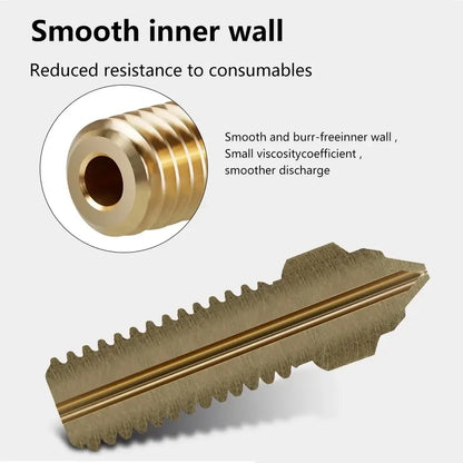 For Creality Ender 3 V3 KE K1/k1 Max Nozzle 0.4 0.6 0.8mm Nozzles Hard Steel Copper Plated Brass Genius Pro Vyper K1 Pro Hotend