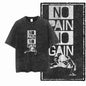 YG BODY BUILDING Printed Cotton Acid Washed Graphic Unisex T Shirt Cool CROSSFIT Streetwear Men Tshirts Big Size Tee for Men