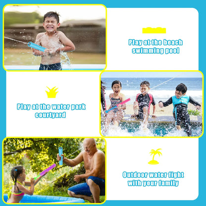 5/10Pcs Water Gun for Kids Summer Foam Watergun Toys Water Squirter Soaker Blaster Shooter Outdoor Swimming Pool Beach Games Toy