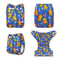 U Pick ALVABABY Digital Position Cloth Diapers Baby Reusable Modern Cloth Nappy for Baby with 1pc Microfiber Insert