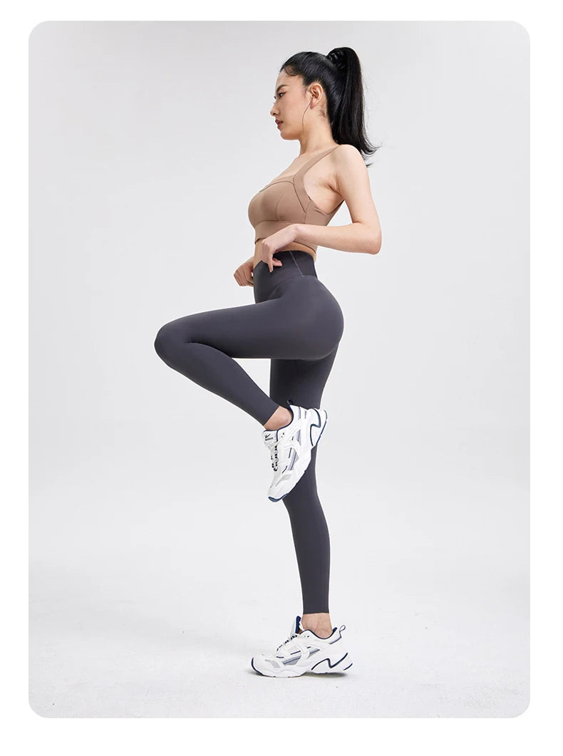 BIVIGAOS High-Quality Summer Sunscreen Shark Leggings Women Ultra-Thin High Elastic Nude Feeling Seamless Sport Fitness Leggings