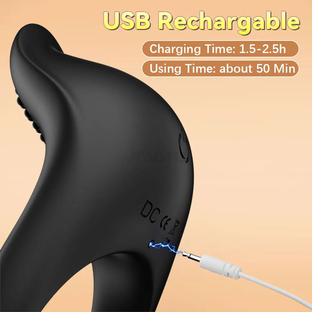 APP Control Vibrator Cock Ring for Men Delay Ejaculation Penis Ring Sex Toys Lock Penisring Cockring Adult Male Sex Supplies 18+