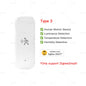 Zigbee 10G MmWave Radar Motion Sensor Human Detector with Illuminance Temperature Humidity Sensor Support Tuya Zigbee2MQTT