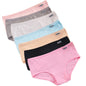 7Pcs/Lot Underwear Women Panties Cotton Plus Size Brief Girls Solid Color Panty Seamless Breath Underpant Ladies Sexy Lingerie