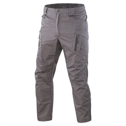 Asian Size Men Cargo Pants Trousers Multi-pocket Waterproof Wear-resistant Casual Training Overalls Clothing Comfortable Breatha