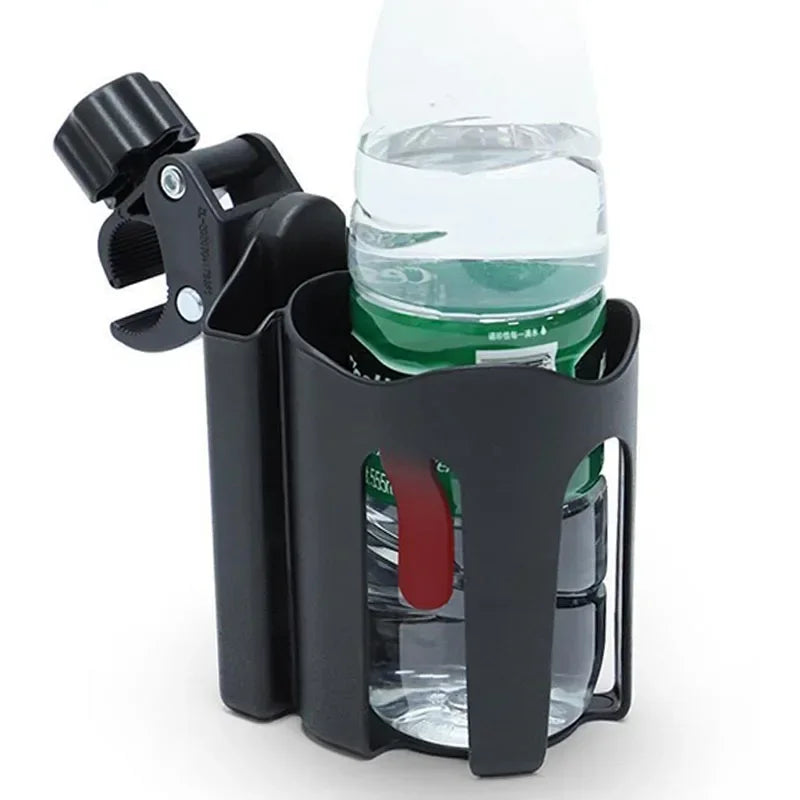 Baby Stroller Water Cup Holder with Mobile Phone Holderbottle 360 Degree Rotation Carbicycle Universal Water Bottle Holder