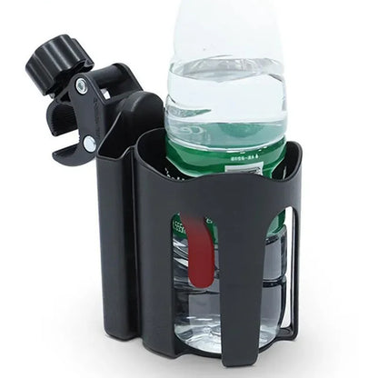 Baby Stroller Water Cup Holder with Mobile Phone Holderbottle 360 Degree Rotation Carbicycle Universal Water Bottle Holder