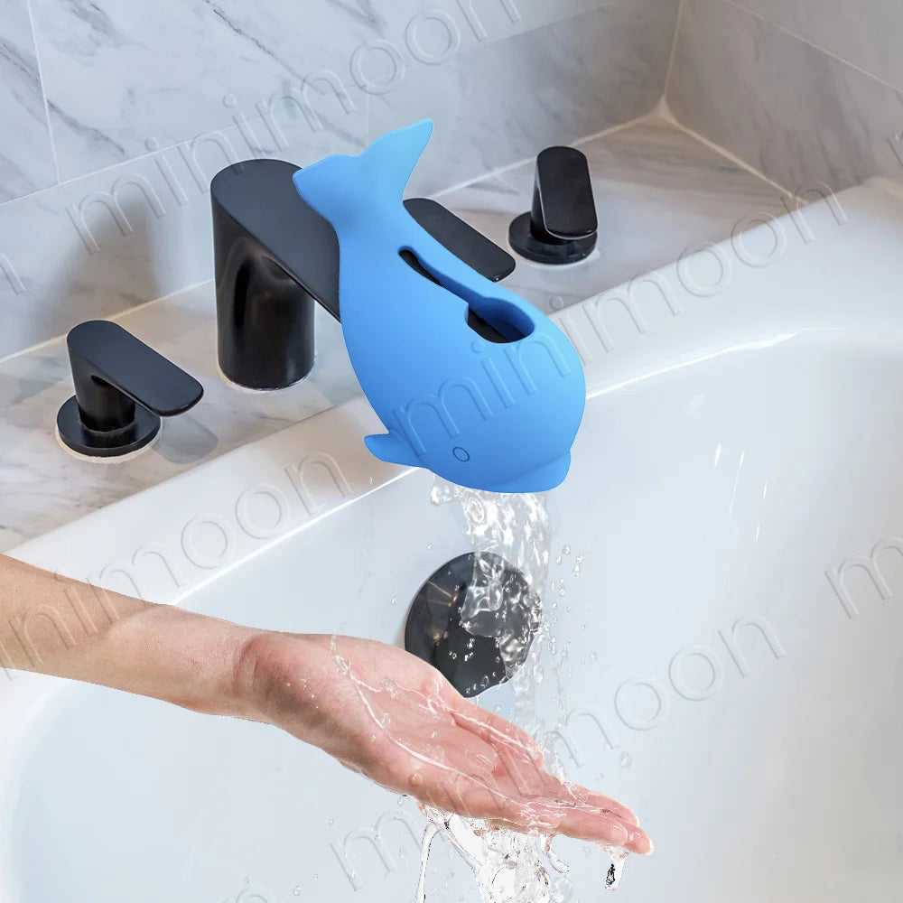 Whale Faucet Cover for Baby Bath Safety, Adjustable Strap with BPA-Free Soft Silicone with , Fun & Protective