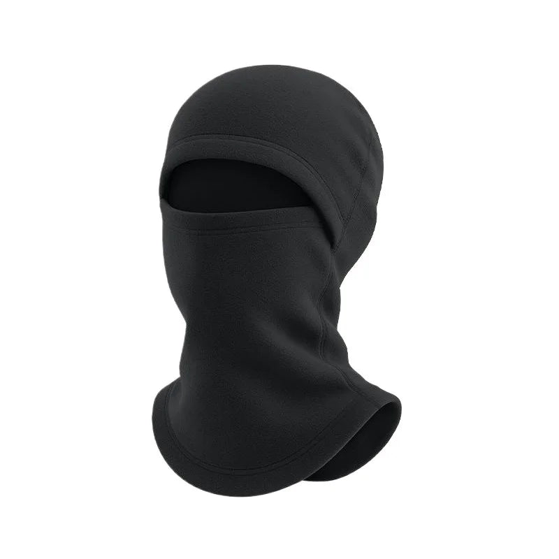 Winter Kids Hat Full Face Warm Hood Windproof Cap Solid Color Fleece Hats Girls Boys Outdoor Ski Mask Neck Ear Protect Accessory