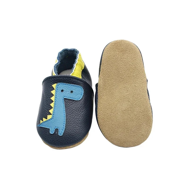 Toddle Baby Shoes Newborn Infant Shoe Boys Girls Soft Genuine First Walkers Baby Moccasins 0-24Months Cowhide Bottom Skid-Proof