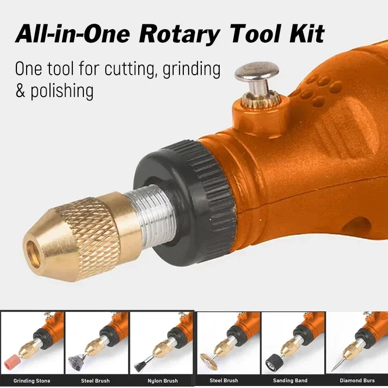 DIY Mini Rotary Tool USB Engraving Tool Dremel Tool Mini Grinder Machine Mini Wireless Drill Rechargeable Polishing Machine