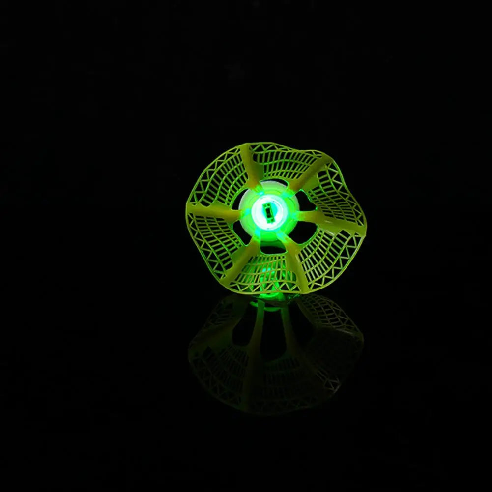 Luminous Windproof Luminous Badminton Ball, Super Durable And Unbreakable, Outdoor Fluorescent Bright Nylon Ball With Light