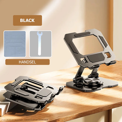 360° Rotatable Tablet Stand Adjustable Foldable Desktop Stand Holder Compatible For 4.7-10 Inch Ipad Pro/Air/Min Tablet Phone